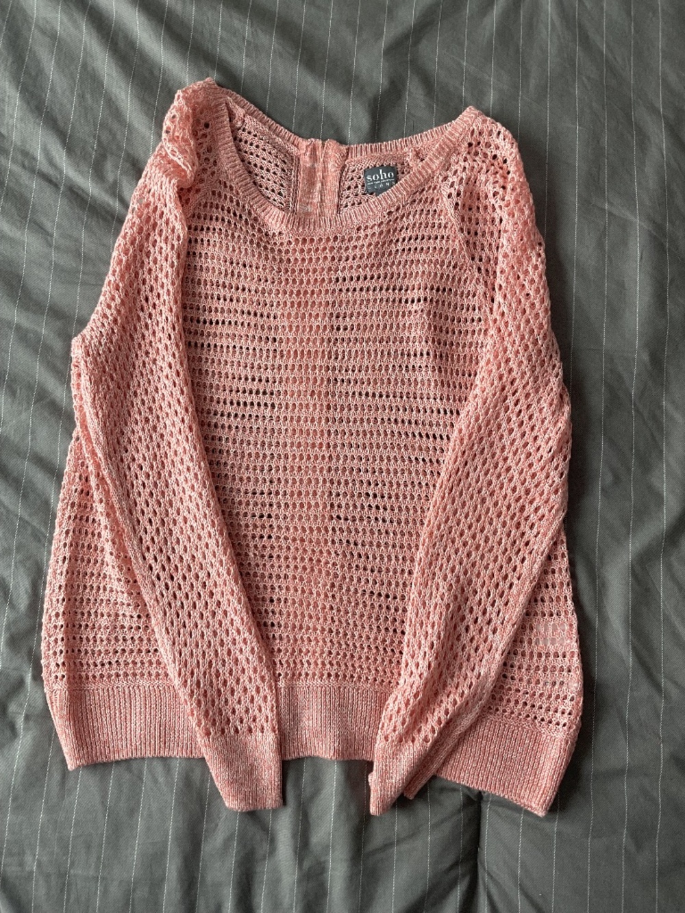 Soho crochet sweater small